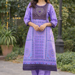 Lavender Grace Cotton 2-Piece